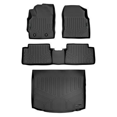 SMARTLINER 2 Rows Custom Fit Floor Liners Compatible with 2013-2024 Toyota 4Runner, Gasoline