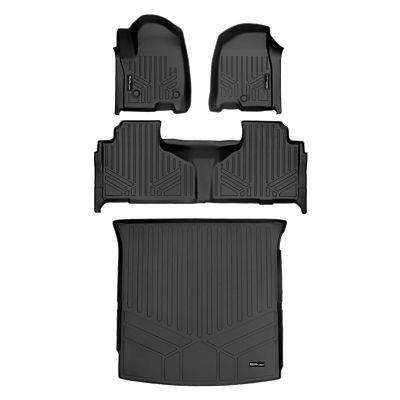 SMARTLINER 2nd Row Custom Fit Floor Liners Compatible with 2014-2019 Toyota Corolla, Gasoline