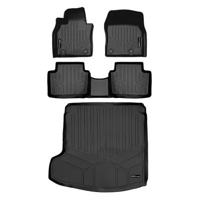 SMARTLINER 2 Rows Custom Fit Floor Liners Compatible with 2022-2025 Ford Maverick, Gasoline