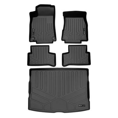 SMARTLINER 2nd Row Custom Fit Floor Liners Compatible with 2011-2017 BMW X3 35i, Gasoline