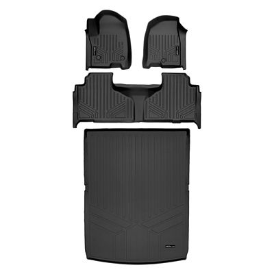 SMARTLINER 2nd Row Custom Fit Floor Liners Compatible with 2014-2015 Kia Sorento, Gasoline
