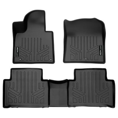 SMARTLINER 1st Row Custom Fit Floor Liners Compatible with 2011-2013 Kia Sorento 5 Passenger and 7 Passenger, Gasoline