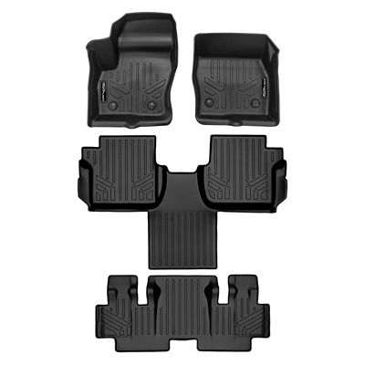 SMARTLINER 2nd Row Custom Fit Floor Liners Compatible with 2019-2025 Mazda 3 Hatchback, Gasoline, Fits FWD