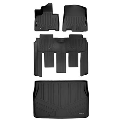 SMARTLINER 2nd Row Custom Fit Floor Liners Compatible with 2019-2025 Volvo S60, Gasoline