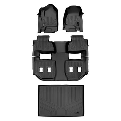 SMARTLINER 3 Rows Custom Fit Floor Liners Compatible with 2024-2025 GMC Acadia, Gasoline