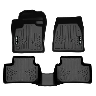 SMARTLINER 1st Row Custom Fit UTV Floor Mats Compatible with 2019-2023 Polaris RZR XP 1000, Gasoline, 2 and 4 Seater