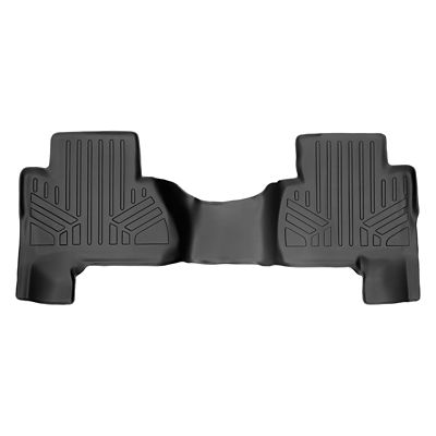 SMARTLINER 2 Rows Custom Fit Floor Liners Compatible with 2011 Ford F450 Super Cab, Gasoline, Carpet, Bench Seat