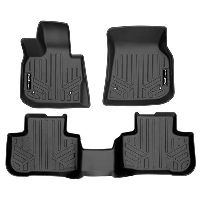 SMARTLINER 3 Rows Custom Fit Floor Liners Compatible with 2015-2020 Mercedes Benz GLA Class Gasoline Cargo Liner Upper Position