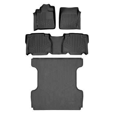 SMARTLINER 3 Row Floor Liners For 2007 - 2011 Toyota Tundra Crew Max