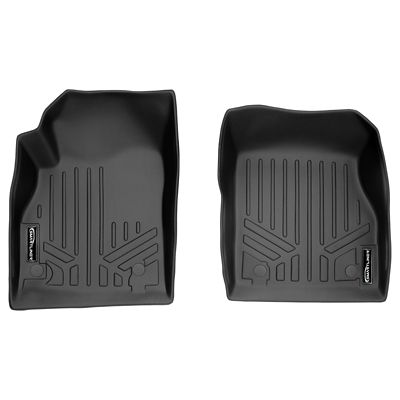 SMARTLINER 2 Rows Custom Fit Floor Liners for 2015-2020 GMC Yukon, Gasoline, 7 Passenger, Bucket Seats, Denali and Regular Trim