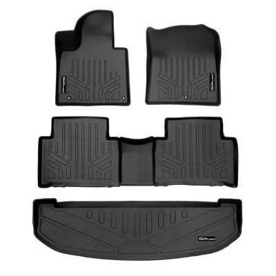 SMARTLINER 2 Rows Custom Fit Floor Liners Compatible with 2015-2020 Mercedes-Benz AMG GLA 45, Gasoline