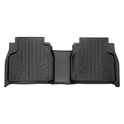 SMARTLINER 1st-Row Custom-Fit Floor Liners with 2007-2013 Chevrolet Silverado 1500 Double Cab, Gas, No Over-Hump Coverage