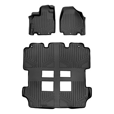 SMARTLINER 1st Row Custom Fit Floor Liners Compatible with 2017-2020 Ford Fusion, Gasoline