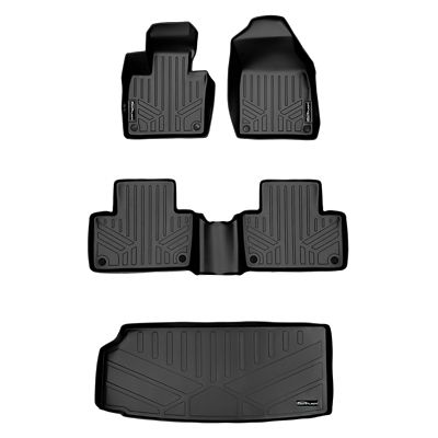 SMARTLINER 1st Row Custom Fit Floor Liners Compatible with 2018-2025 Ford Expedition Max, Gasoline