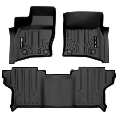 SMARTLINER Cargo Custom Fit Floor Liners for 2016-2022 Honda Pilot 7 Passenger and 8 Passenger, Gasoline, Fits Lower Deck