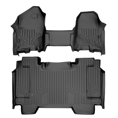 SMARTLINER 2nd Row Custom Fit Floor Liners Compatible with 2021-2025 Volkswagen ID.4, Electric, Fits All Trims