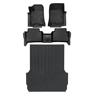 SMARTLINER 2nd Row Custom Fit Floor Liners Compatible with 2019-2025 Audi Q8 / SQ8, Gasoline