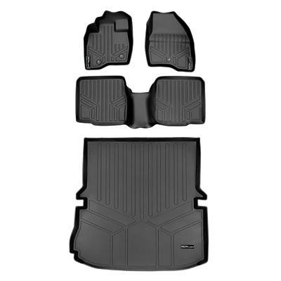 SMARTLINER 2nd Row Custom Fit Floor Liners Compatible with 2024-2025 Hyundai Kona, Gasoline, Fits AWDFits FWD