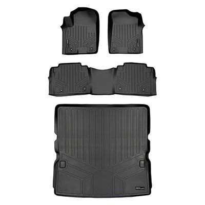 SMARTLINER 2nd Row Custom Fit Floor Liners Compatible with 2024-2025 Chevrolet Equinox EV, Electric