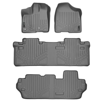 SMARTLINER 1st Row Custom Fit Floor Liners Compatible with 2018-2025 Honda Odyssey, Gasoline