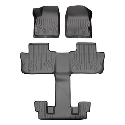 SMARTLINER 2 Rows Custom Fit Floor Liners Compatible with 2022-2025 Nissan Sentra, Gasoline