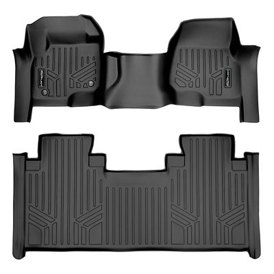 SMARTLINER Cargo Custom Fit Floor Liners for 2018-2018 Infiniti Q50, Gasoline, Fits 3.0t ModelFits Models Without SpAre Tire