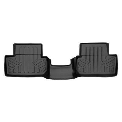 SMARTLINER 2 Rows Custom Fit Floor Liners Compatible with 2015-2016 Ford Explorer 8 Passenger, Gasoline, 2nd Row Bench Seat