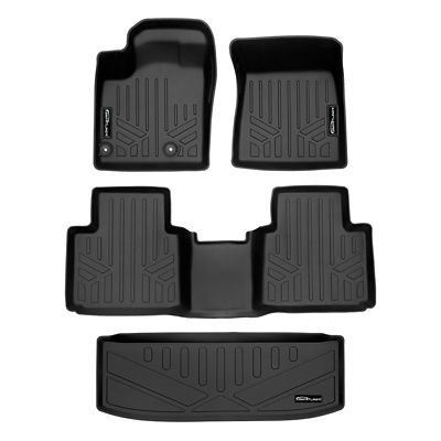 SMARTLINER 2nd Row Custom Fit Floor Liners Compatible with 2019-2024 Kia Forte, Gasoline