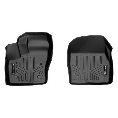 SMARTLINER 1st Row Custom Fit Floor Liners for 2020-2025 GMC Sierra 2500 HD Crew Cab, Gasoline, Vinyl, Bench or Bucket