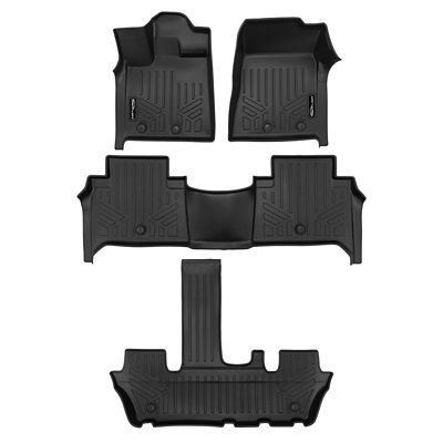 SMARTLINER 3 Rows Custom Fit Floor Liners Compatible with 2009-2017 Audi Q5, Gasoline