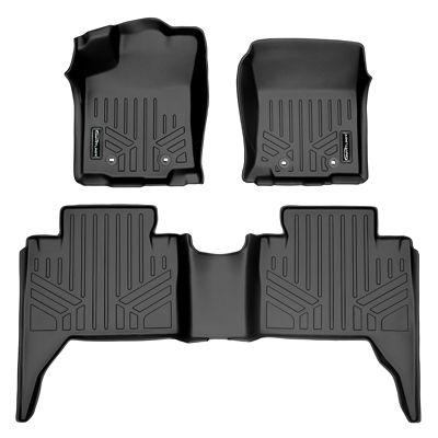 SMARTLINER 2 Rows Custom Fit Floor Liners Compatible with 2022-2026 Kia Carnival Gasoline 7 Passenger 2nd Row Buckets LX Trim