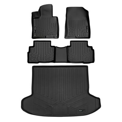 SMARTLINER 2nd Row Custom Fit Floor Liners Compatible with 2017-2025 Honda Ridgeline, Gasoline