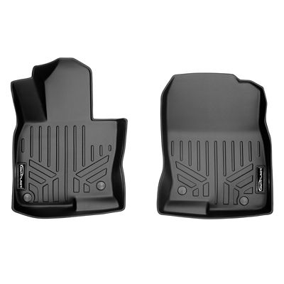 SMARTLINER 1st Row Custom Fit Floor Liners Compatible with 2012 Ram 2500 Crew Cab and Mega Cab Gasoline Carpet No PTO No 4x4