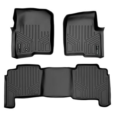 SMARTLINER 2 Row Floor Liners For 2004 - 2008 Ford F-150 Super Crew