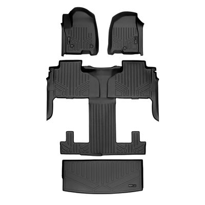SMARTLINER 4 Row Floor Liners for 2021 - 2025 Gmc Yukon 7 Passenger (2)