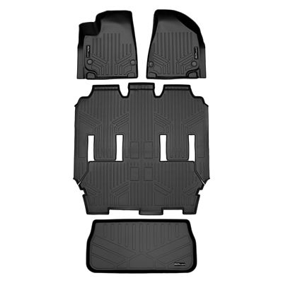 SMARTLINER 4 Row Floor Liners for 2021 - 2025 Chrysler Pacifica 7 Passenger (2)