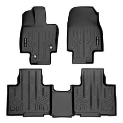 SMARTLINER Cargo Custom Fit Floor Liners Compatible with 2022-2025 Audi Q4 Sportback e-tron, Electric, Fits RWD and AWD