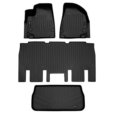 SMARTLINER 2nd Row Custom Fit Floor Liners Compatible with 2014-2020 Acura MDX, Gasoline