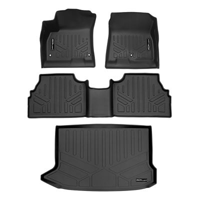SMARTLINER 2 Rows Custom Fit Floor Liners Compatible with 2016-2020 Buick Envision, Gasoline