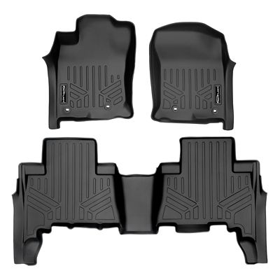 SMARTLINER 3 Rows Custom Fit Floor Liners for 2013-2024 Toyota 4Runner, Gasoline, Cargo Liner with Side Pocket Coverage