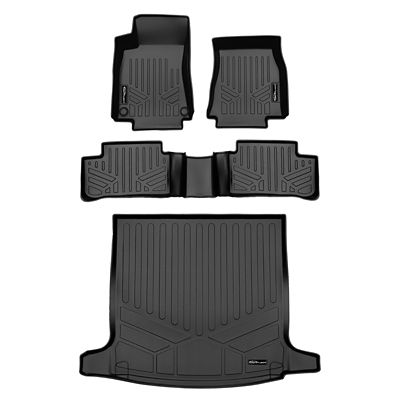 SMARTLINER 1st Row Custom Fit Floor Liners Compatible with 2014-2019 Mercedes-Benz CLA Class, Gasoline