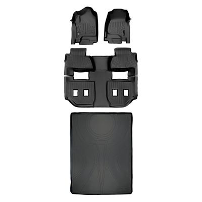SMARTLINER 4 Row Floor Liners for 2015 - 2020 Gmc Yukon Xl 7 Passenger