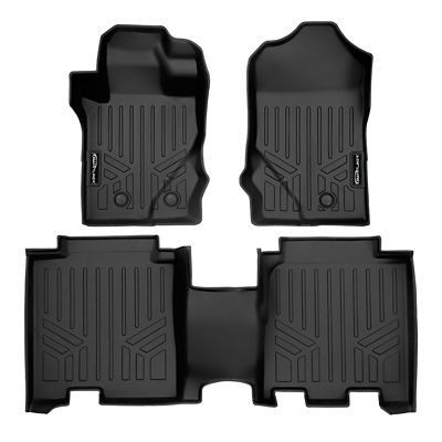 SMARTLINER 3-Row Custom-Fit Floor Liners with 2015-2025 Dodge Durango, Gas, 6-Passenger, TrimLine for 2nd-Row Console