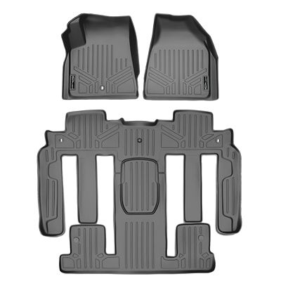 SMARTLINER 1st Row Custom Fit Floor Liners Compatible with 2013-2024 Toyota 4Runner, Gasoline
