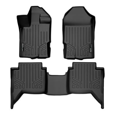 SMARTLINER 3rd Row Custom Fit Floor Liners for 2023-2025 Jeep Grand Wagoneer L 8 Passenger, Gasoline, Fits 2nd Row Bench Seats