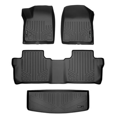 SMARTLINER 2 Rows Custom Fit Floor Liners Compatible with 2016-2020 Kia Optima, Gasoline