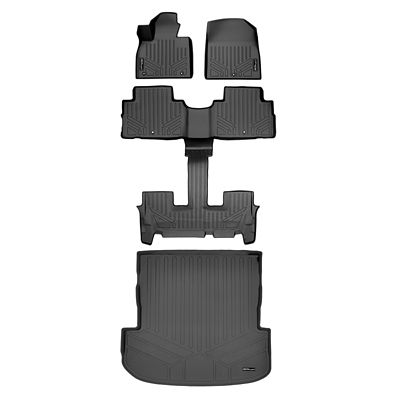 SMARTLINER 2nd Row Custom Fit Floor Liners Compatible with 2023-2025 BMW X7 M60i 7 Passenger, Gasoline