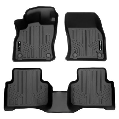SMARTLINER 3 Rows Custom Fit Floor Liners Compatible with 2019-2024 Infiniti Q50, Gasoline, 3.0t, Cargo, No Spare Tire