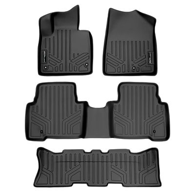 SMARTLINER 2 Rows Custom Fit Floor Liners Compatible with 2016-2019 Hyundai Sonata, Gasoline