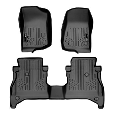 SMARTLINER 3 Rows Custom Fit Floor Liners for 2021-2025 Cadillac Escalade ESV 7 Passenger, Gasoline, 2nd Row Bucket Seats